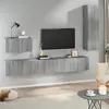 Image de vidaXL Ensemble de meubles TV Sonoma gris - 4 pièces