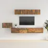 Image de vidaXL Ensemble de meubles TV Chêne fumé