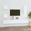 Image de vidaXL Ensemble de meubles TV 5 pcs Blanc