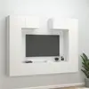 Image de Ensemble de meubles TV - 6 pièces - Blanc