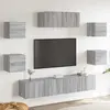 Image de VidaXL Ensemble Meubles TV 7 pcs - Sonoma Gris