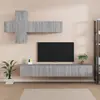 Image de vidaXL Ensemble de meubles TV sonoma gris - 7 pièces