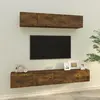Image de vidaXL Ensemble de meubles TV 4 pcs - Chêne fumé