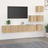 Image de vidaXL Meuble TV mural - Chêne sonoma
