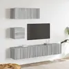 Image de vidaXL Ensemble de meubles TV Sonoma gris - 4 pièces