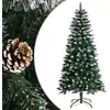 Image de vidaXL Sapin de Noël avec support - 120 cm