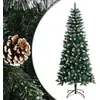 Image de vidaXL Sapin de Noël articulé - 150 cm - Vert