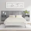 Image de VidaXL Tête de lit avec armoires - Sonoma gris