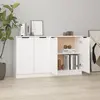 Image de vidaXL Buffets 2 pcs - Blanc