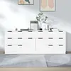 Image de vidaXL Buffets 3 pcs - Blanc