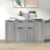 Image de vidaXL Buffets 2 pcs Sonoma gris 60x30x70 cm Bois d'ingénierie