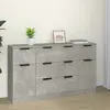 Image de vidaXL Buffets 3 pcs Gris béton