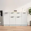 Image de vidaXL Buffets Blanc Bois d’Ingénierie