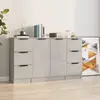 Image de vidaXL Buffets 3 pcs Gris Béton