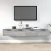 Image de vidaXL Armoires Murales 2 PCS - Sonoma Gris