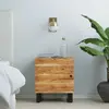 Image de VIDAXL Table de Chevet - Bois d'Acacia