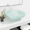 Image de vidaXL Lavabo Verre 42x42x14 cm Dépoli
