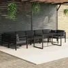 Image de VidaXL Salon de jardin 8 pcs - Aluminium - Anthracite