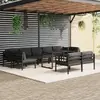 Image de vidaXL Salon 10 pcs Aluminium - Anthracite