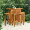 Image de vidaXL Ensemble de bar de jardin 5 pcs Bois
