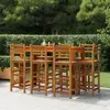 Image de vidaXL Ensemble de bar de jardin 9 pcs - Bois d'acacia