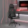Image de vidaXL Chaise de jeu de massage noir similicuir