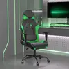 Image de vidaXL Chaise de Jeu - Noir/Vert