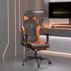 Image de vidaXL Chaise de jeu Noir&Orange