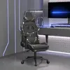 Image de vidaXL Chaise de jeu de massage - Noir & Camouflage