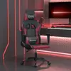 Image de VidaXL Chaise de jeu de massage Noir/Rouge