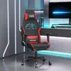 Image de vidaXL Chaise de jeu de massage - Noir/Rouge