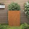 Image de vidaXL Jardinière 42x38x75 cm acier corten