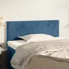 Image de vidaXL Tête de lit - Bleu foncé