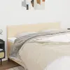 Image de vidaXL Têtes de lit 2 pcs 100 cm - Tissu - Crème