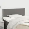 Image de vidaXL Tête de lit - Gris foncé