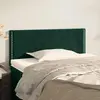Image de Vidaxl vidaXL Tête de lit - Velours Vert foncé