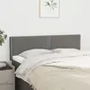Image de vidaXL Lot de 2 Têtes de lit 72x88 cm - Gris foncé