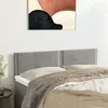 Image de vidaXL Lot de 2 Têtes de lit - Velours Gris clair