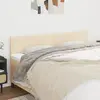 Image de vidaXL Têtes de lit 2 pcs 90x5 - Crème
