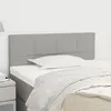 Image de vidaXL Tête de lit - Gris clair