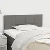 Image de vidaXL Tête de lit - Gris foncé 80x5x78/88 cm