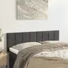 Image de vidaXL Têtes de lit 2 pcs - Gris foncé