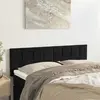 Image de vidaXL Têtes de lit 2 pièces - Noir