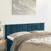 Image de vidaXL Têtes de lit 2 pcs - Bleu foncé