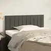 Image de vidaXL Tête de lit - Gris foncé