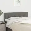 Image de vidaXL Têtes de lit 2 pcs - Gris foncé - 72x5x78/88 cm