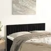 Image de vidaXL Têtes de lit 72x78/88 cm - Noir