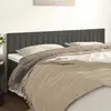 Image de vidaXL Têtes de lit 2 pcs - Gris foncé 80x5x78/88 cm