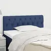 Image de vidaXL Tête de lit - Tissu Bleu