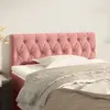 Image de vidaXL Tête de lit 100x7x78/88 cm Velours - Rose